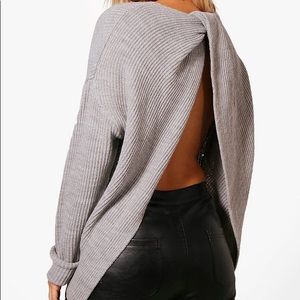 Open Back Sweater NWT